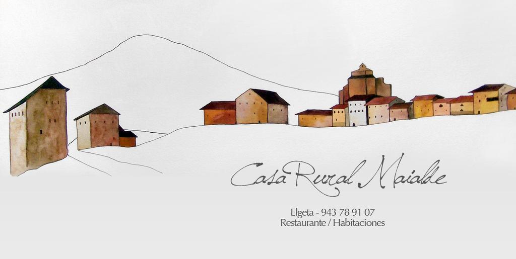 Casa Rural Maialde Elgeta 외부 사진